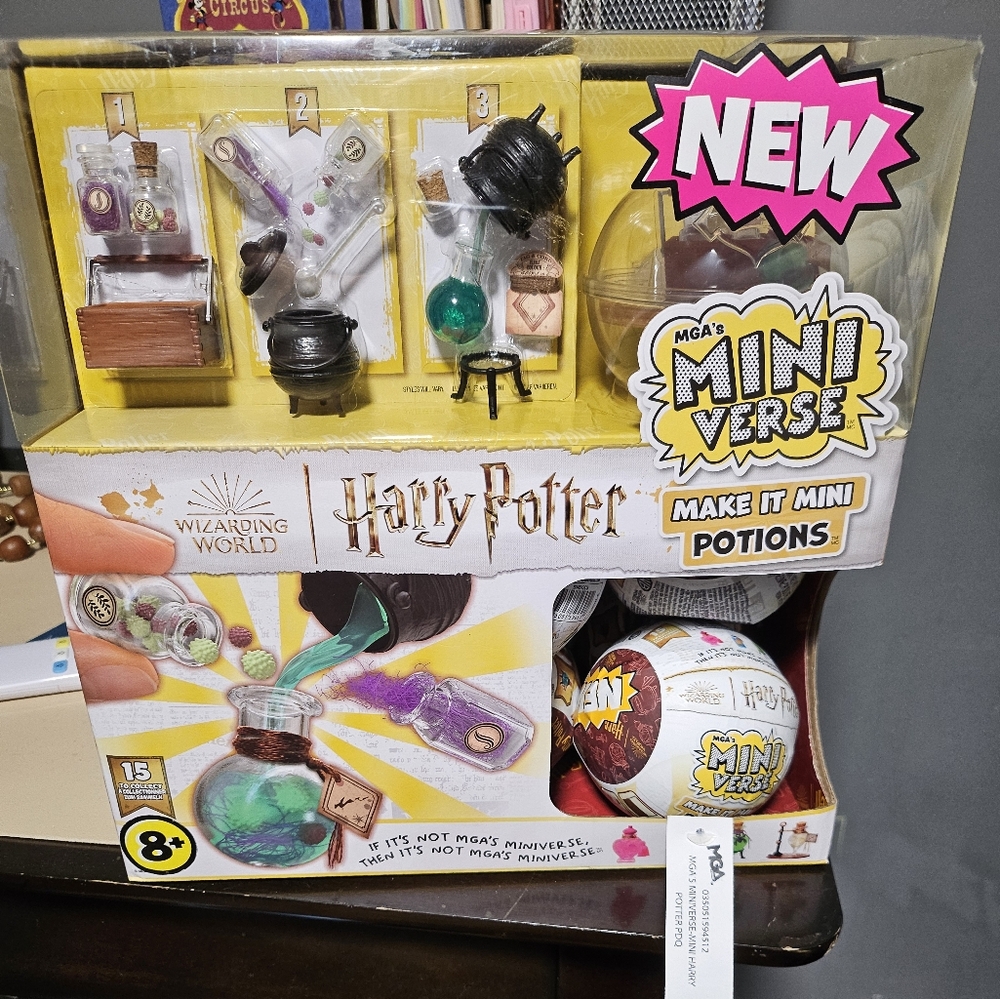 Harry Potte MGA's mini verse. make it mini potions a little damage box.15 potion